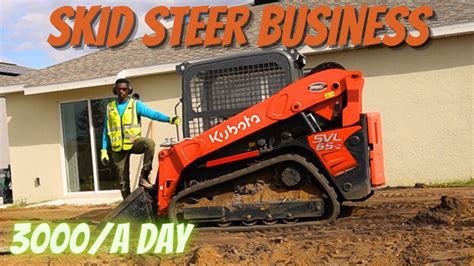 starting a skid steer business